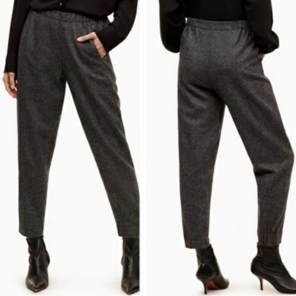 Aritzia Babaton Dexter Pant Black Twill Size XS